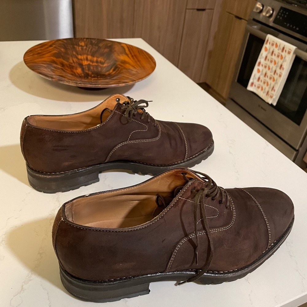 Paul Stuart suede Oxfords